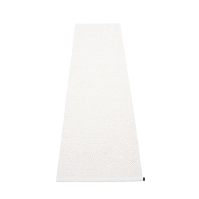Svea Kunststoffteppich 60x250 Weiß Pappelina Weiß EINZELSTÜCK